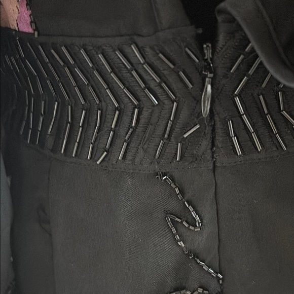 $250 Free People Florence Burnout Cold Shoulder Batwing Sequence Beaded Dress - Picture 8 of 10